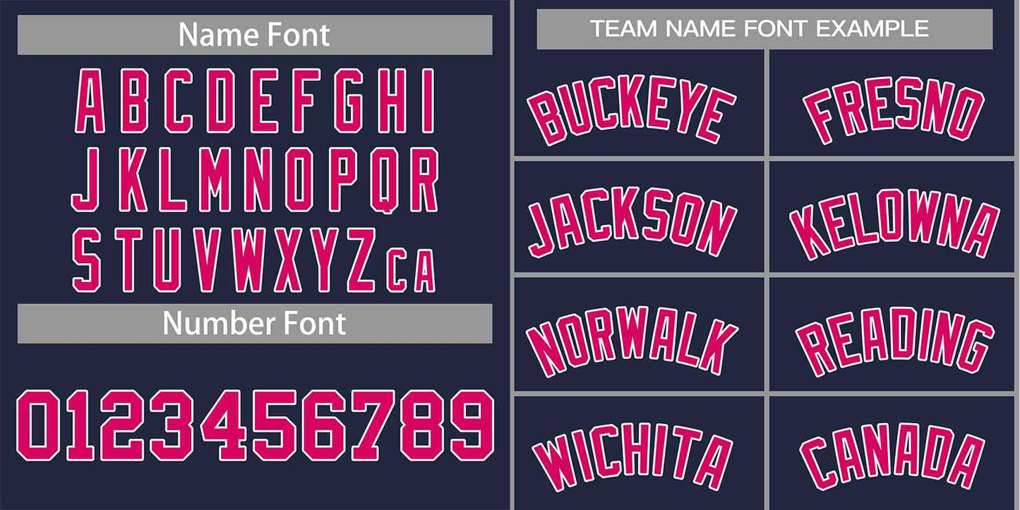 Custom Navy Pink-White Classic Tops Men Casual Basketball Jersey Limited