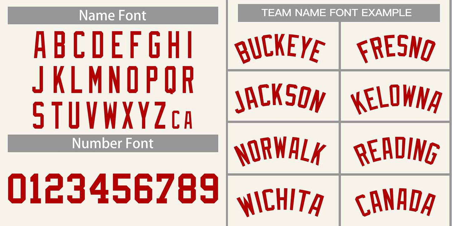 Custom Cream Red-Classic Tops Men Casual Basketball Jersey Limited