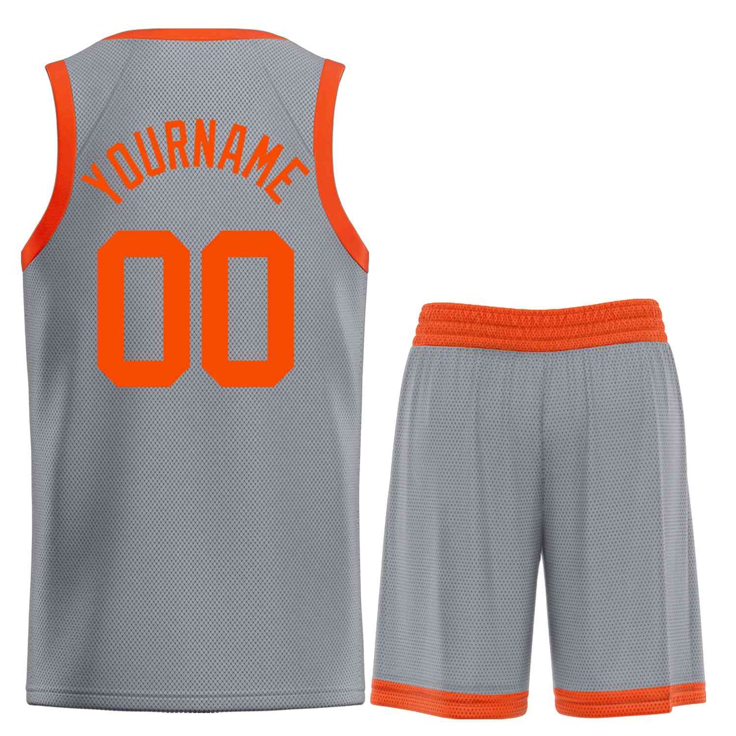 Custom Dark Gray Orange Classic Sets Bull Basketball Jersey Limited