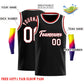 Custom Black White-Red Classic Tops Casual Basketball Jersey Limited