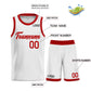 Custom White Red Heal Sports Uniform Classic Sets Basketball Jersey Limited