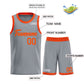 Custom Dark Gray Orange Heal Sports Uniform Classic Sets Basketball Jersey Limited