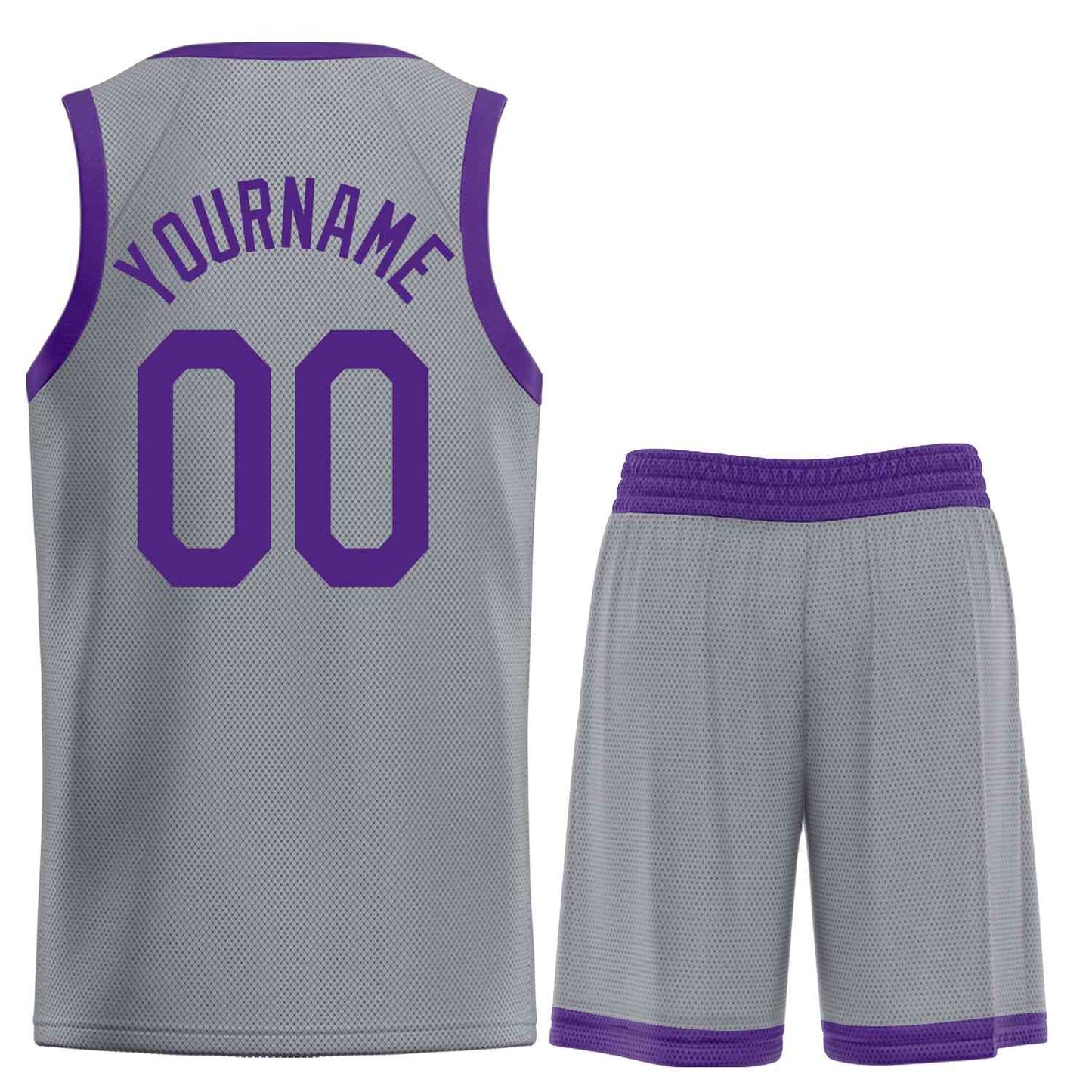 Custom Dark Gray Purple Heal Sports Uniform Classic Sets Basketball Jersey Limited