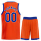 Custom Orange Royal-White Heal Sports Uniform Classic Sets Basketball Jersey Limited