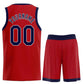 Custom Red Navy Classic Sets Sports Uniform Basketball Jersey Limited