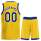 Custom Yellow Royal-White Classic Sets Sports Uniform Basketball Jersey Limited