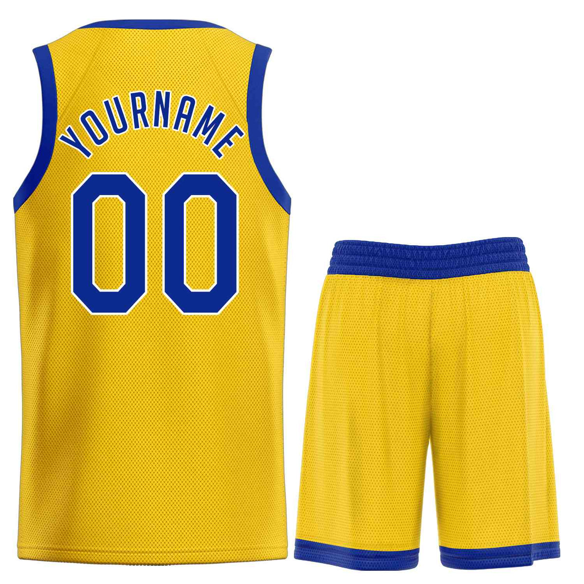 Custom Yellow Royal-White Classic Sets Sports Uniform Basketball Jersey Limited