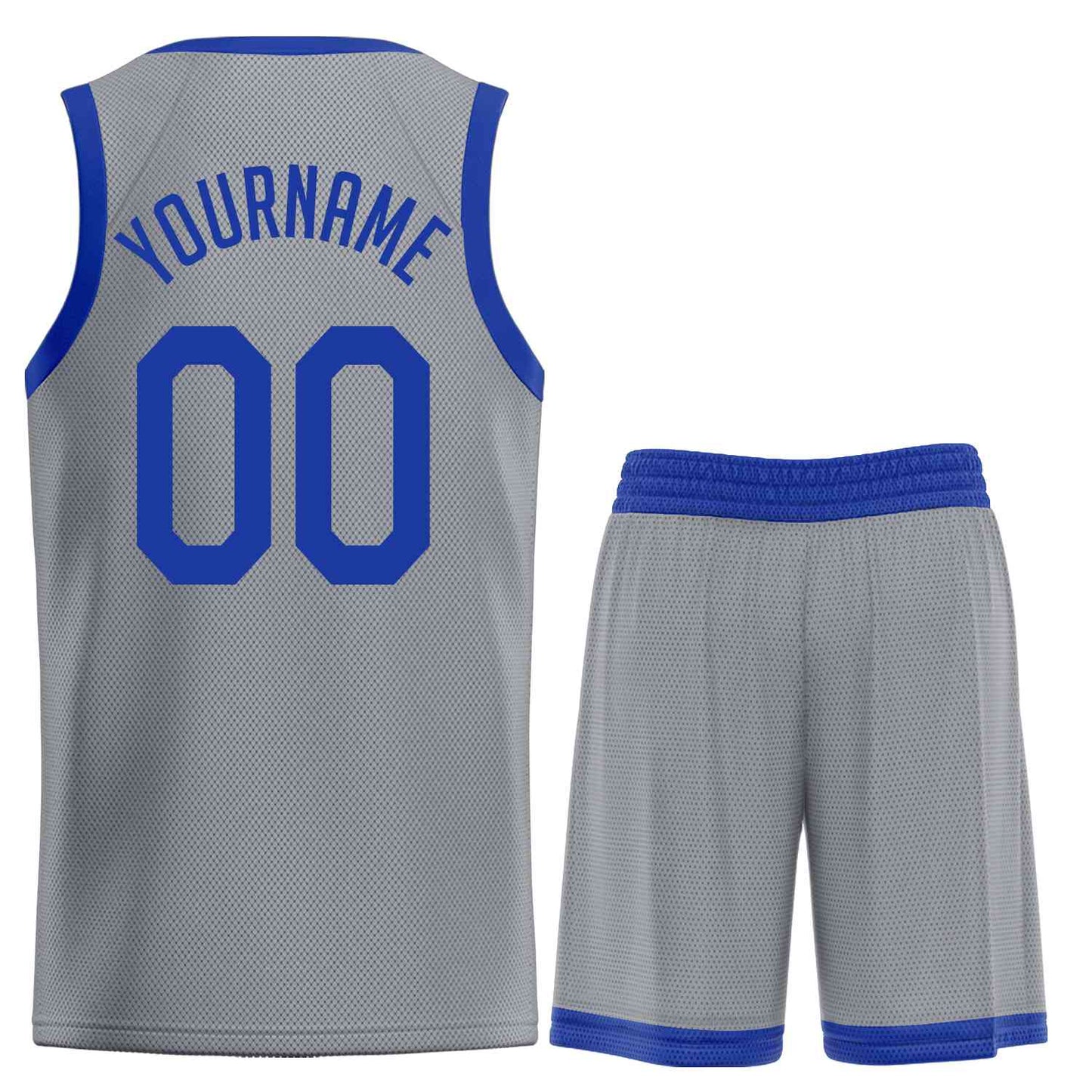 Custom Dark Gray Royal Classic Sets Sports Uniform Basketball Jersey Limited