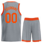 Custom Dark Gray Orange Classic Sets Sports Uniform Basketball Jersey Limited