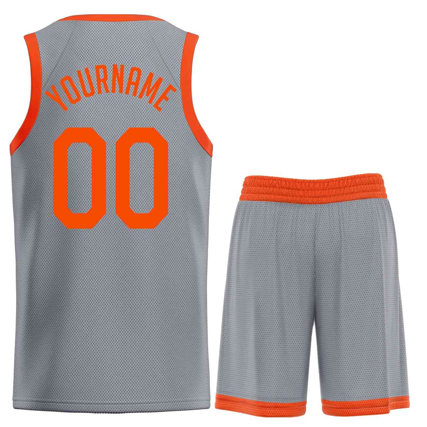 Custom Dark Gray Orange Classic Sets Sports Uniform Basketball Jersey Limited