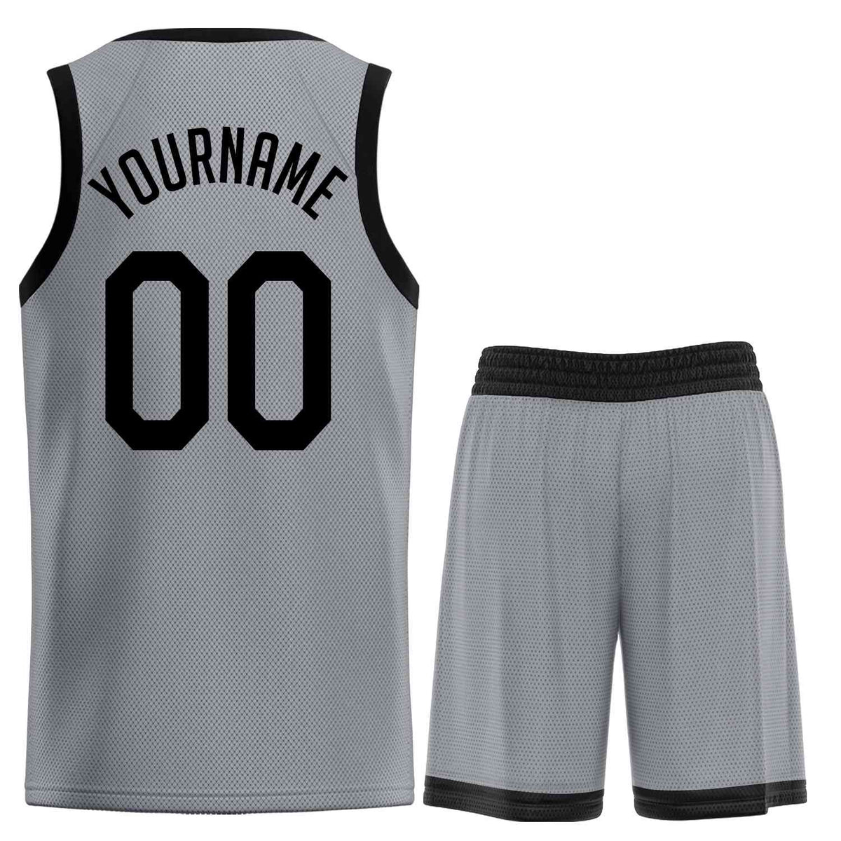 Custom Dark Gray Black Classic Sets Sports Uniform Basketball Jersey Limited