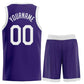 Custom Purple White Classic Sets Sports Uniform Basketball Jersey Limited