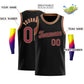 Custom Black Gold-Red Classic Tops Men/Boy Athletic Basketball Jersey Limited