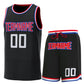 Custom Black Red-Royal Classic Sets Basketball Jersey