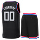 Custom Black Red-Royal Classic Sets Basketball Jersey Limited