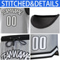 Custom Gray Black Classic Sets Basketball Jersey Limited