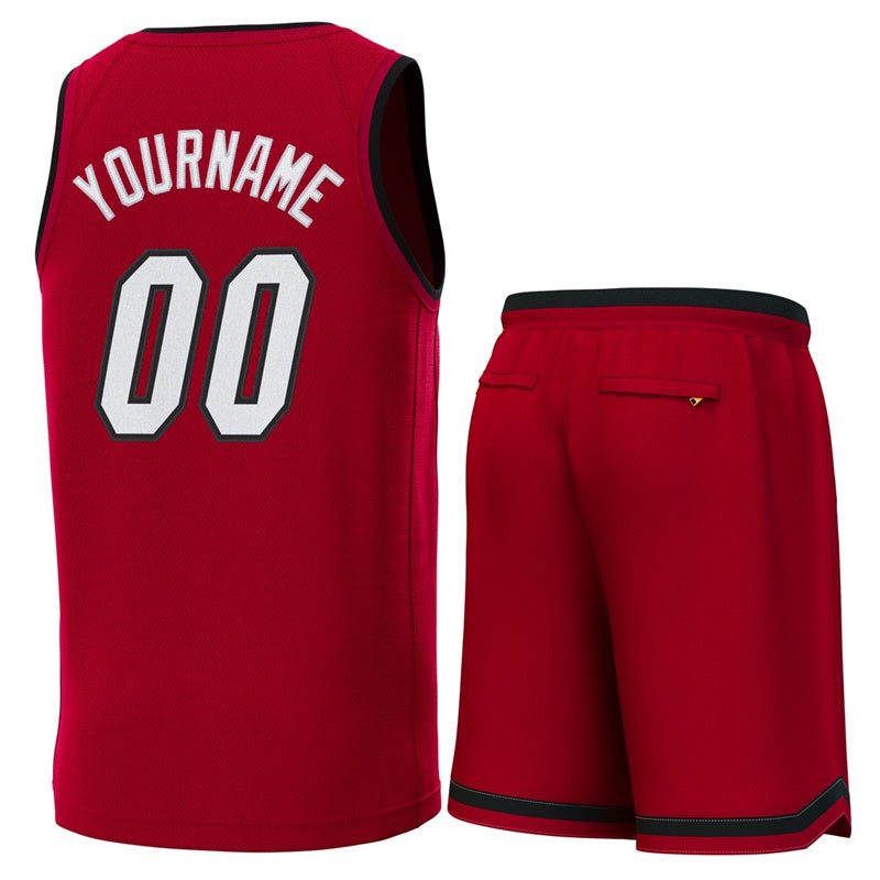 Custom Maroon Red-Crimson Classic Sets Basketball Jersey Limited