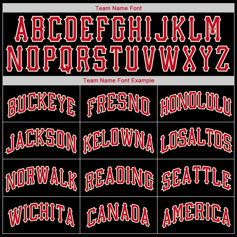 Custom Black Red Classic Sets Authentic Basketball Jersey Limited