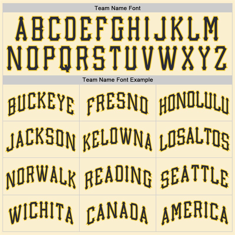 Custom Cream Navy-Yellow Classic Sets Basketball Jersey Limited