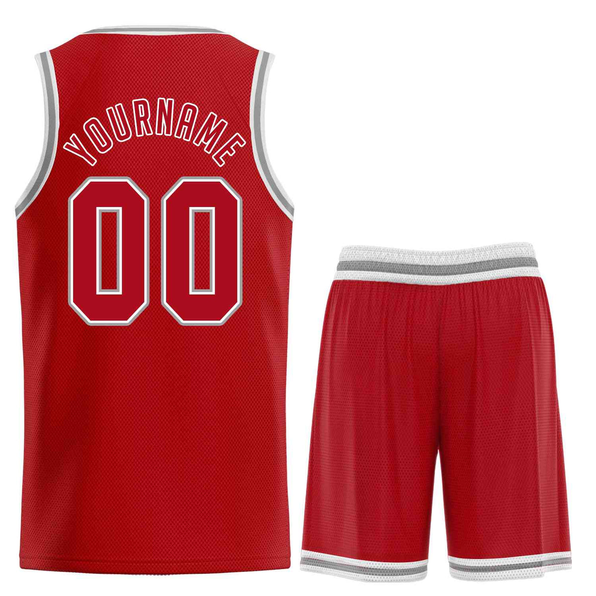 Custom Red White Classic Sets Sports Uniform Basketball Jersey Limited
