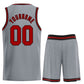 Custom Dark Gray Maroon-Black Classic Sets Sports Uniform Basketball Jersey Limited
