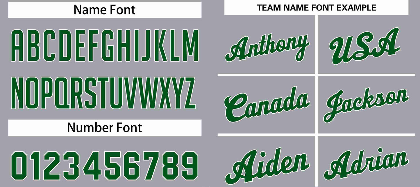 Custom Dark Gray Green-White Classic Sets Sports Uniform Basketball Jersey Limited