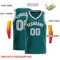 Custom Aqua Gray-White Classic Tops Men Casual Basketball Jersey Limited