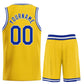 Custom Yellow Royal-White Heal Sports Uniform Classic Sets Basketball Jersey Limited