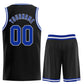 Custom Black Royal-White Classic Sets Sports Uniform Basketball Jersey Limited