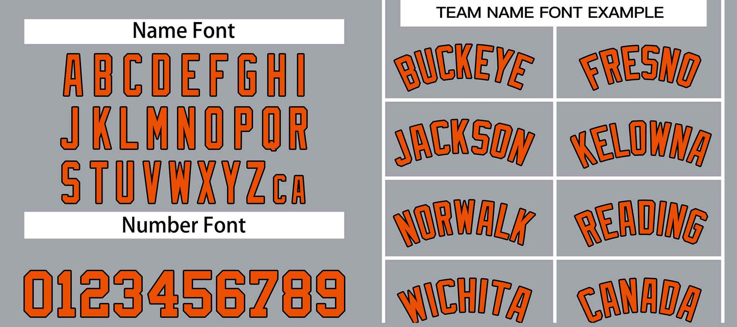 Custom Dark Gray Orange-Black Classic Sets Bull Basketball Jersey Limited