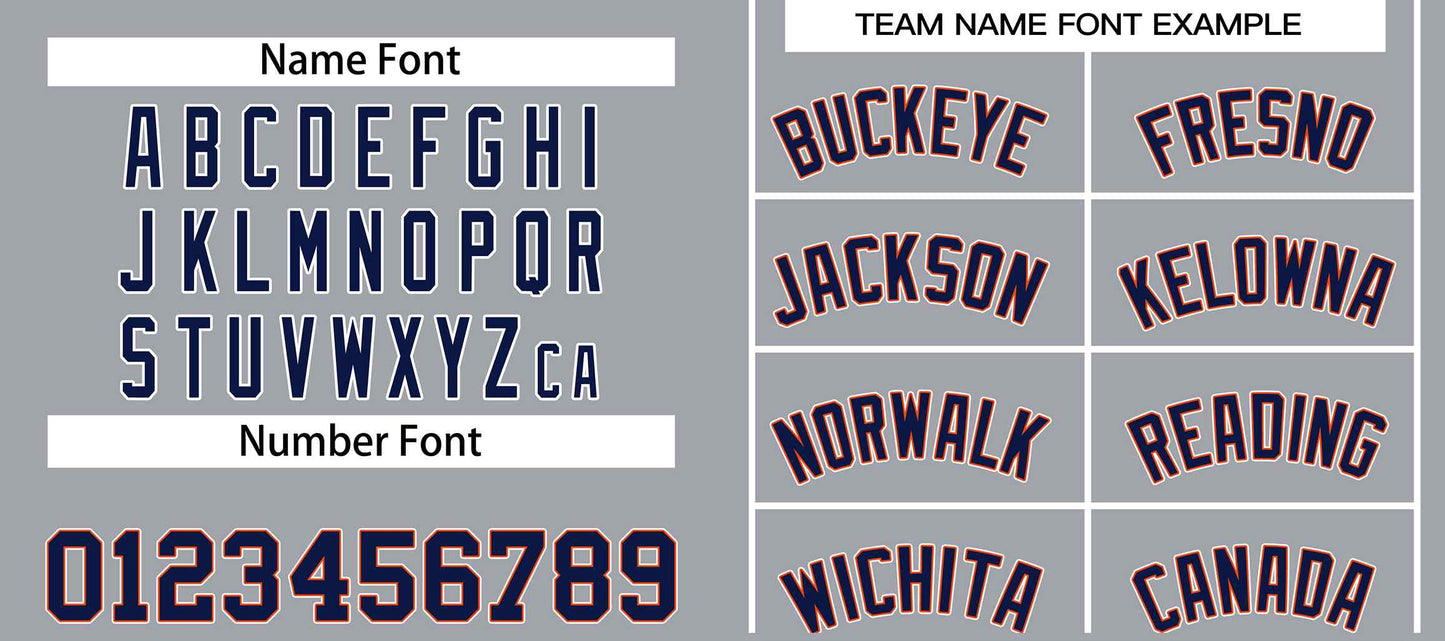 Custom Dark Gray Navy-Orange Classic Sets Bull Basketball Jersey Limited