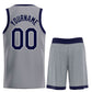 Custom Dark Gray Navy-Powder Blue Heal Sports Uniform Classic Sets Basketball Jersey Limited