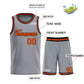 Custom Dark Gray Orange-Black Heal Sports Uniform Classic Sets Basketball Jersey Limited