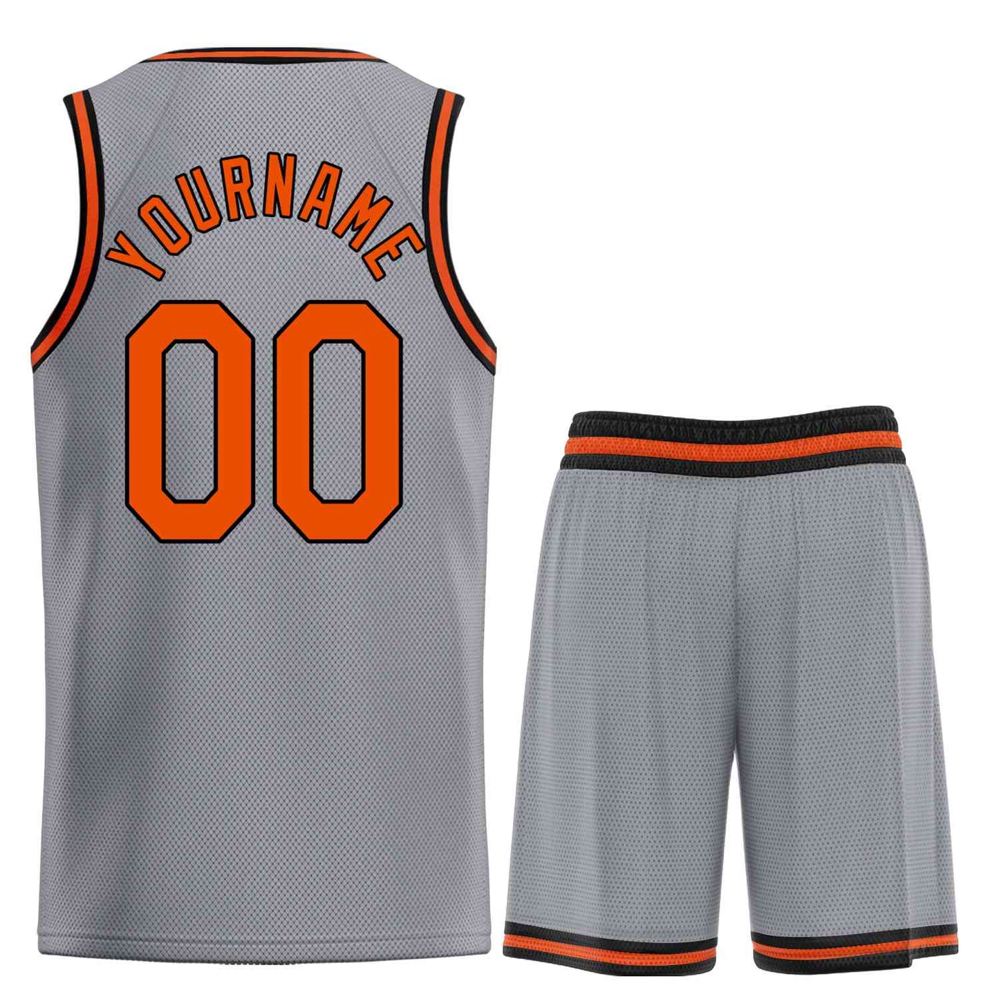 Custom Dark Gray Orange-Black Heal Sports Uniform Classic Sets Basketball Jersey Limited