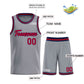 Custom Dark Gray Maroon-Navy Heal Sports Uniform Classic Sets Basketball Jersey Limited
