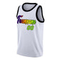 Custom White Black-Green Gradient Fashion Tops Basketball Jersey Limited