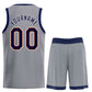 Custom Dark Gray Navy-Orange Classic Sets Sports Uniform Basketball Jersey Limited