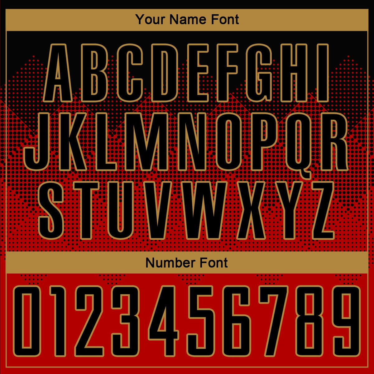 Custom Red Black-Old Gold Round Neck Sublimation Basketball Suit Jersey Limited