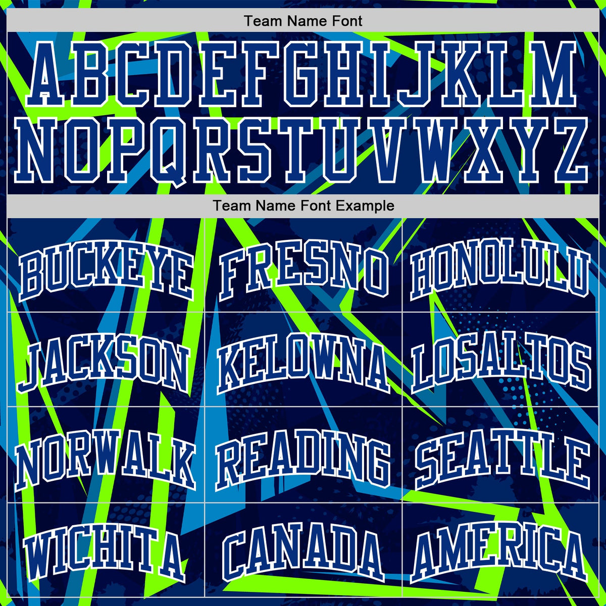 Custom Royal Neon Green-White Geometric Shape Round Neck Sublimation Basketball Suit Jersey Limited