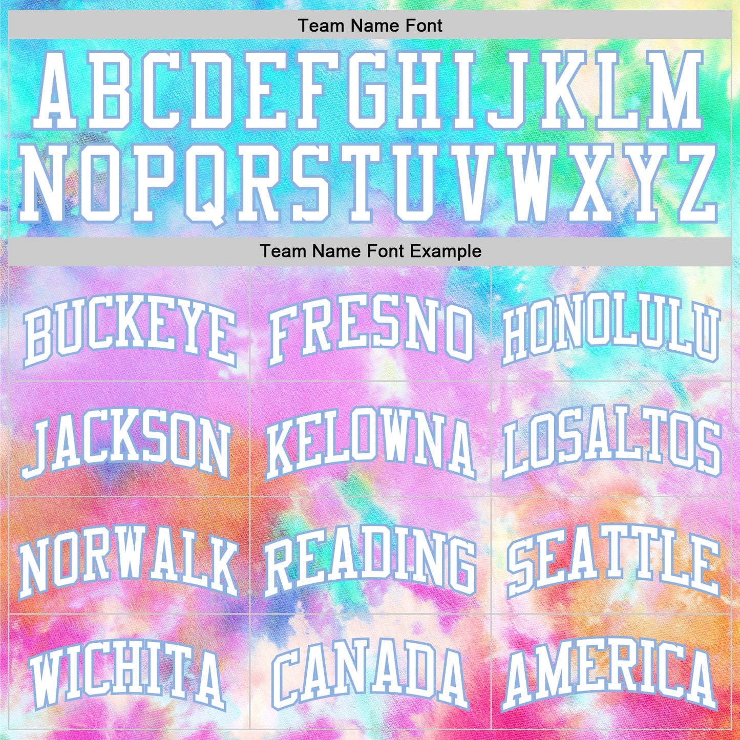 Custom Tie Dye White-Light Blue Round Neck Sublimation Basketball Suit Jersey Limited