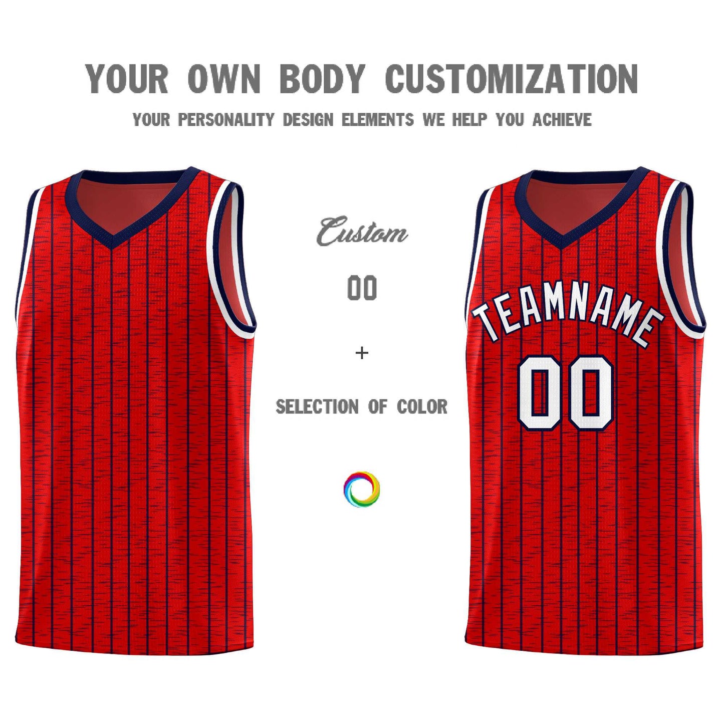 Custom Red Custom Gray Pinstripe Retro Sets Uniform Basketball Jersey Limited