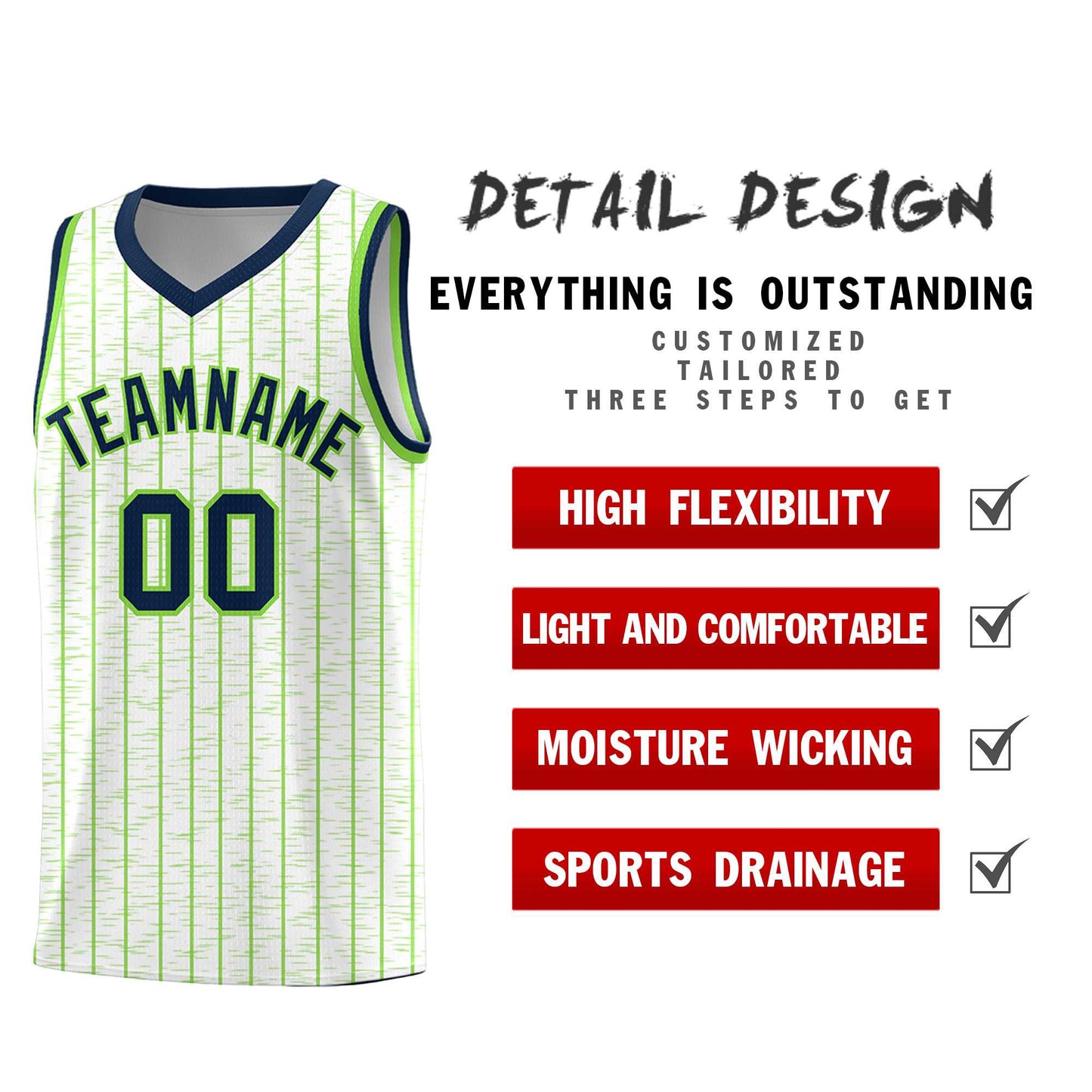 Custom White Custom Gray Pinstripe Retro Sets Uniform Basketball Jersey Limited