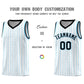 Custom White Custom Gray Pinstripe Retro Sets Uniform Basketball Jersey Limited