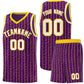Custom Purple Custom Gray Pinstripe Retro Sets Uniform Basketball Jersey