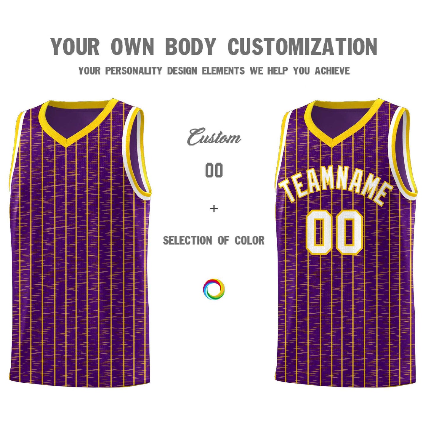 Custom Purple Custom Gray Pinstripe Retro Sets Uniform Basketball Jersey Limited