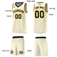 Custom White Custom Gray Pinstripe Retro Sets Uniform Basketball Jersey Limited