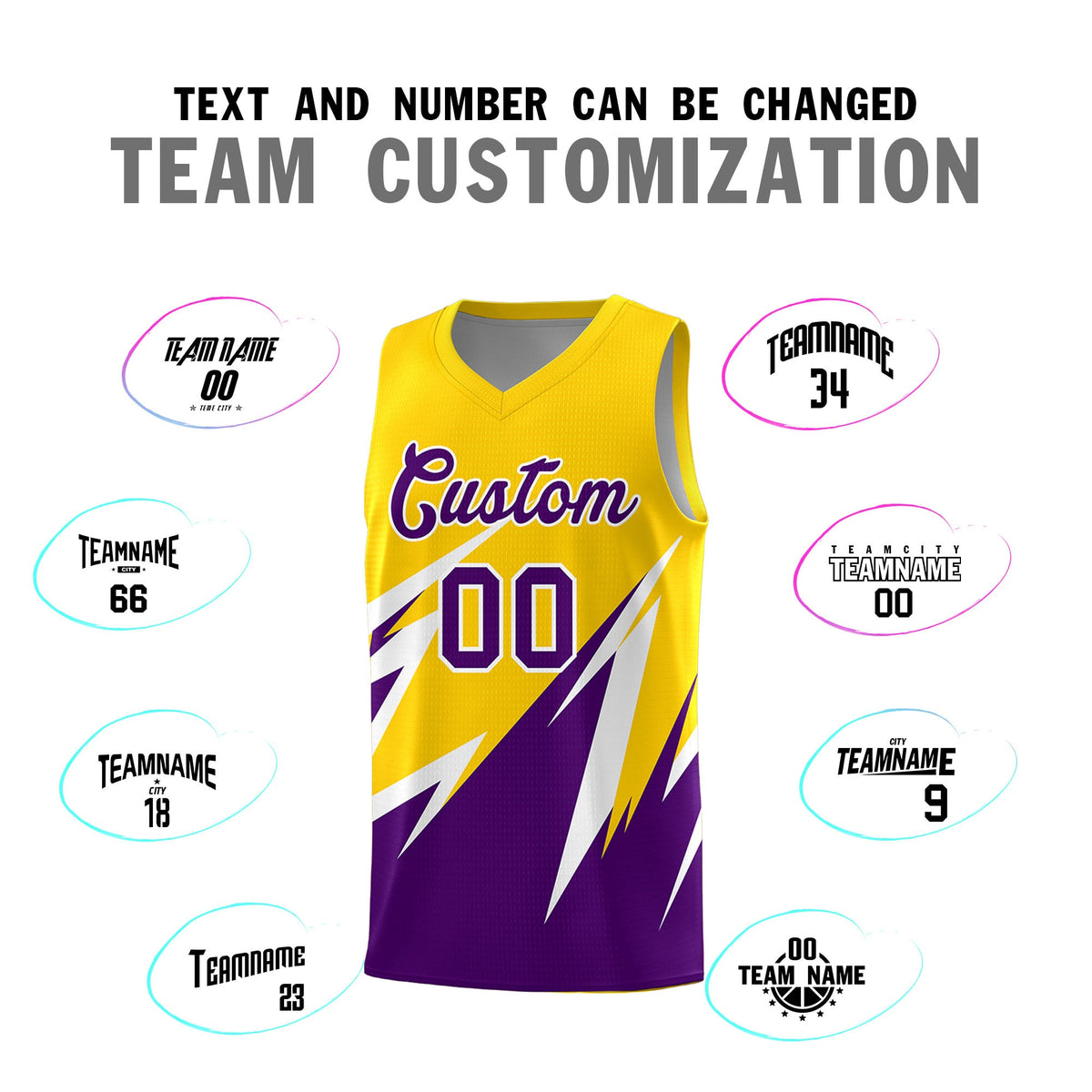 Custom Gold Abstract Mountain Pattern Sports Uniform Basketball Jersey Limited