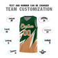 Custom Green Abstract Mountain Pattern Sports Uniform Basketball Jersey Limited