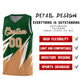 Custom Green Abstract Mountain Pattern Sports Uniform Basketball Jersey Limited