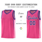 Custom Pink Personalized Honeycomb Pattern Sports Uniform Basketball Jersey Limited